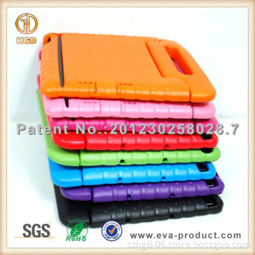 EVA foam handle stand Case shockproof custom childrens case for ipad air